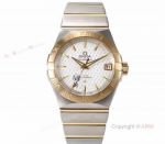(VS Factory) Best Copy Omega Constellation 38MM Two Tone Mens White Face